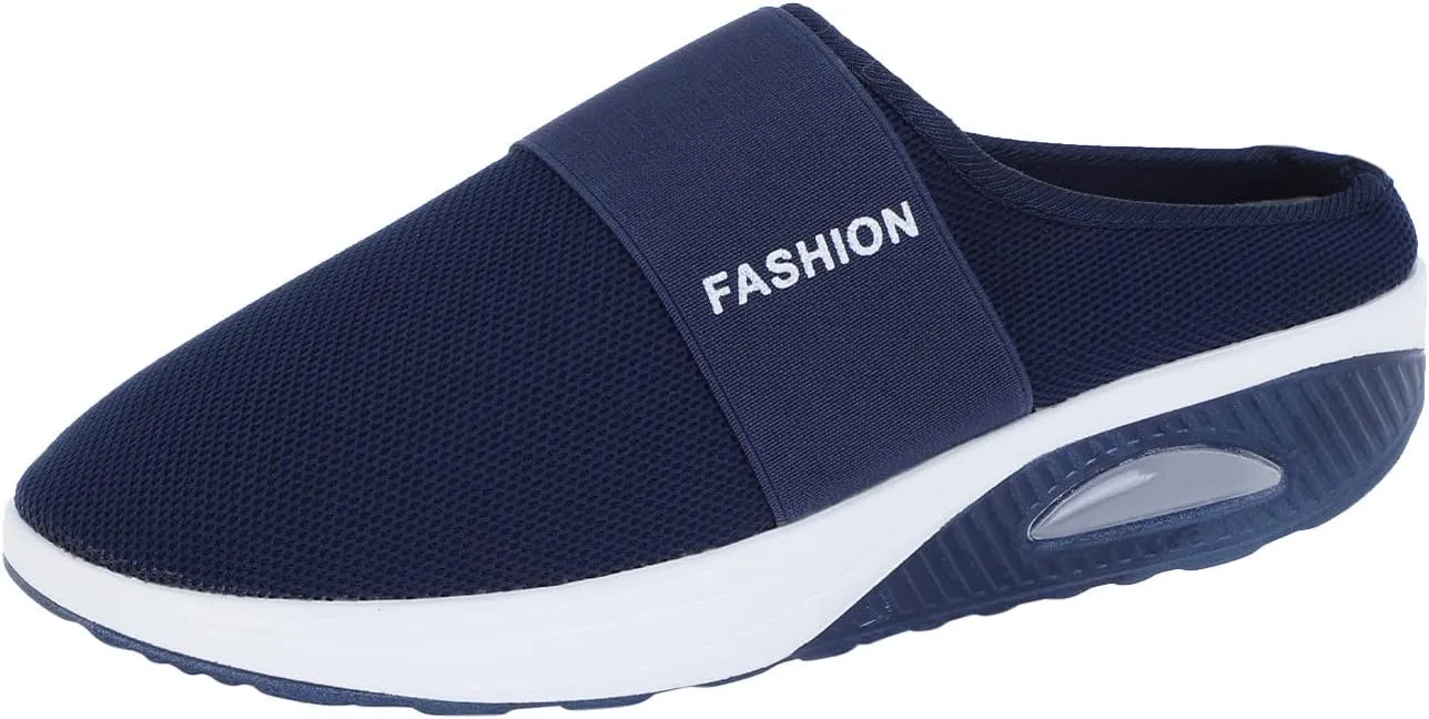 Women's Walking Shoes Orthotic Walking Sneakers Wide Width Non-Slip Sneakers Adjustable Breathable Platform Mesh Sandals