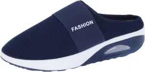 Women's Walking Shoes Orthotic Walking Sneakers Wide Width Non-Slip Sneakers Adjustable Breathable Platform Mesh Sandals