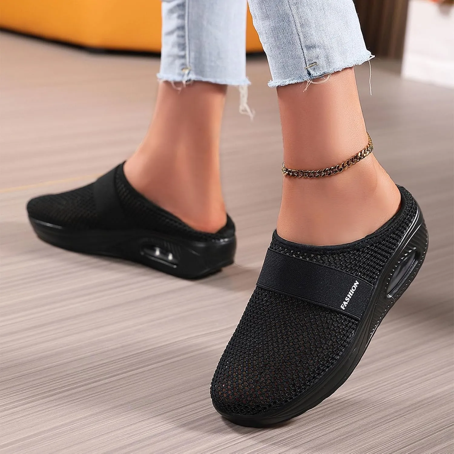 Workout Athletic Sport Shoes for Men Slip On Lightweight Breathable Fashion Sneaker Business Formal Dress Shoes