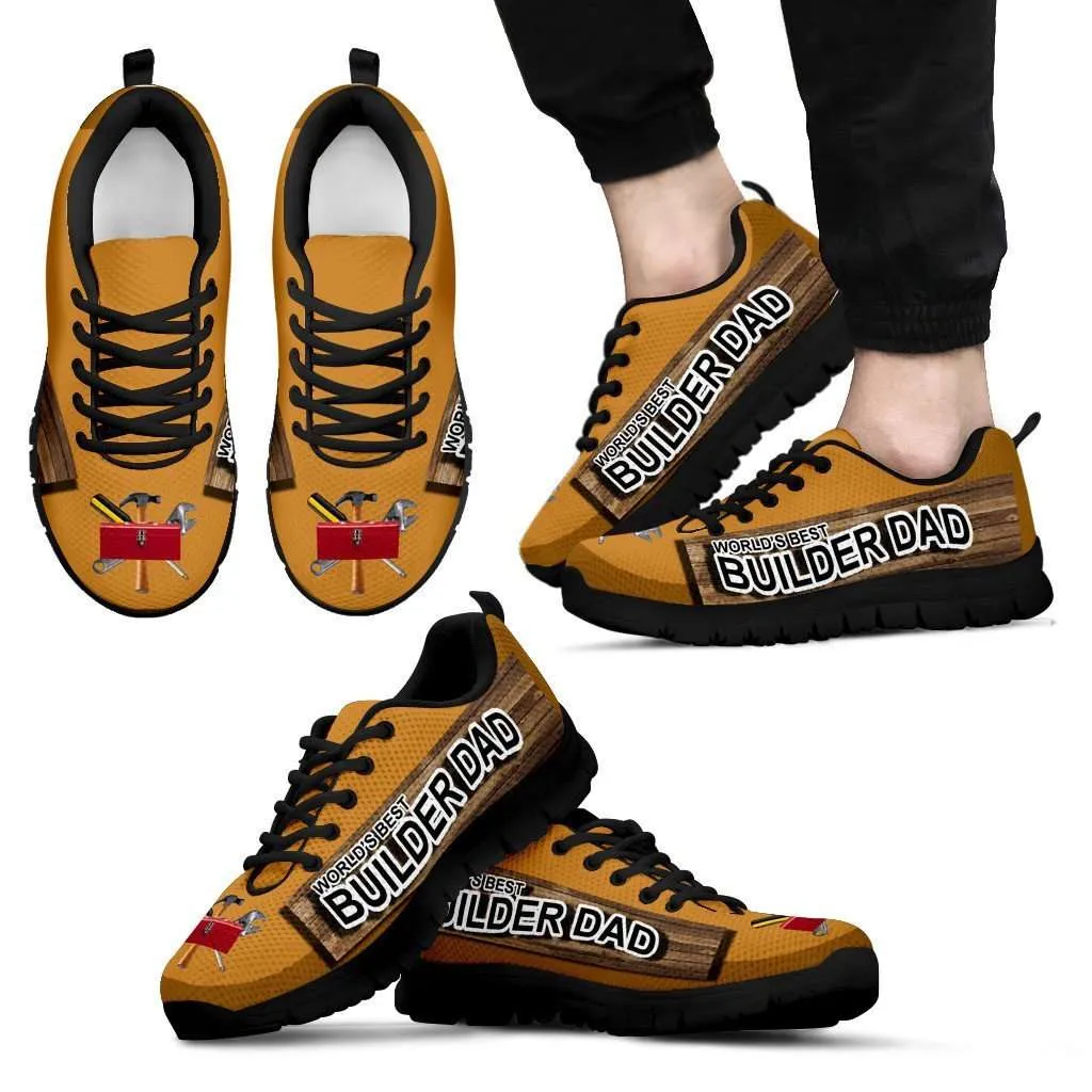 World's Best Builder Dad Mens Running Shoes