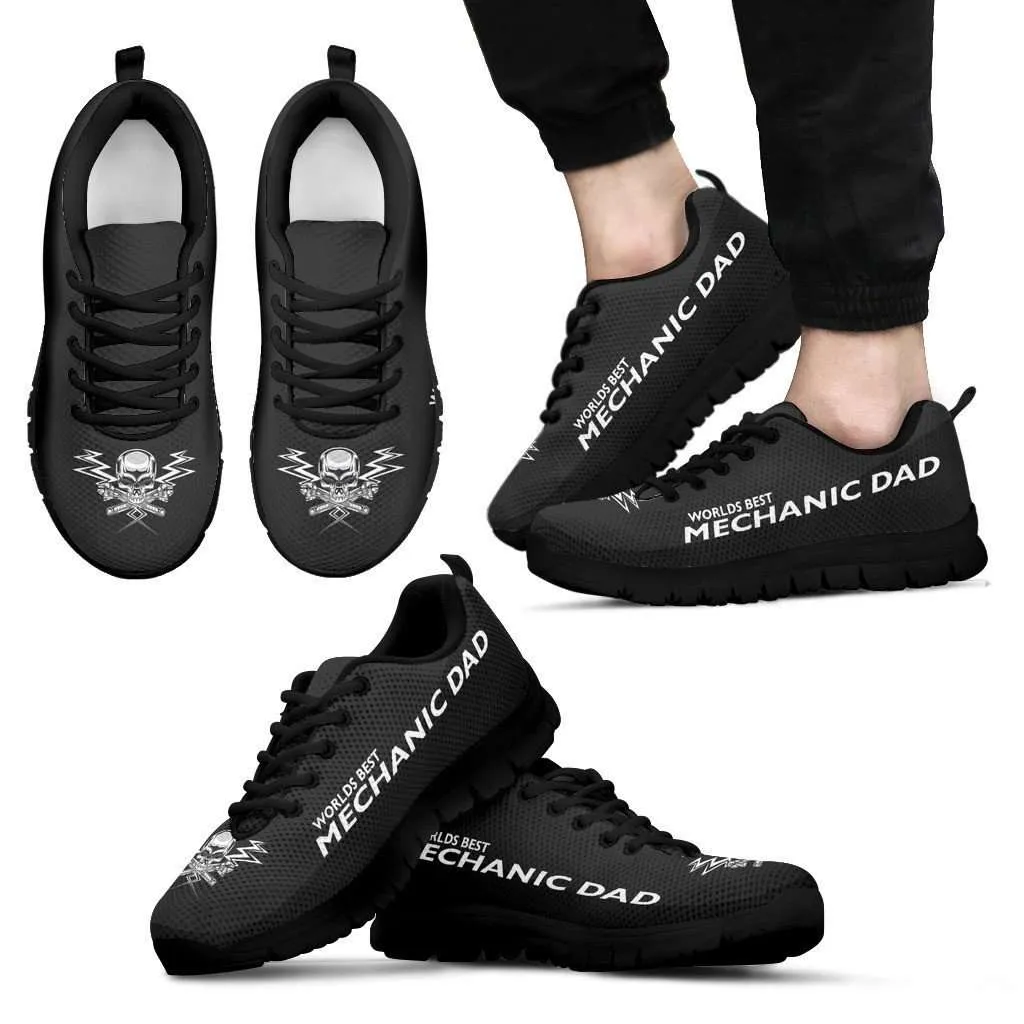 World's Best Mechanic Dad - Men's Running Shoes (D)
