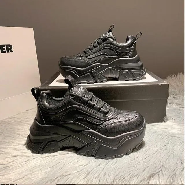 xakxx Women's Dad Shoes Luxury Women Sneakers Fashion White Sports Shoe Mesh Platform Female Footwear Tennis Tenis Con Plataforma