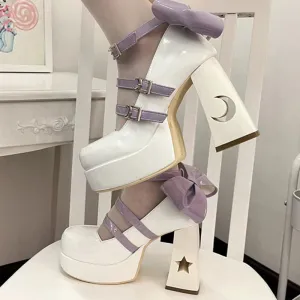 Y2K Lolita Platform Mary Jane Shoes