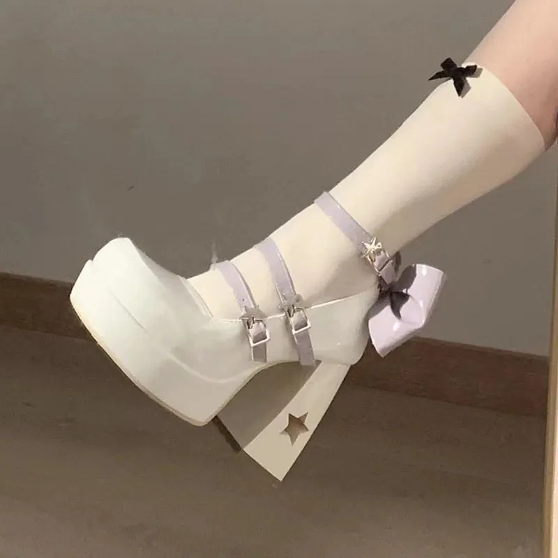Y2K Lolita Platform Mary Jane Shoes
