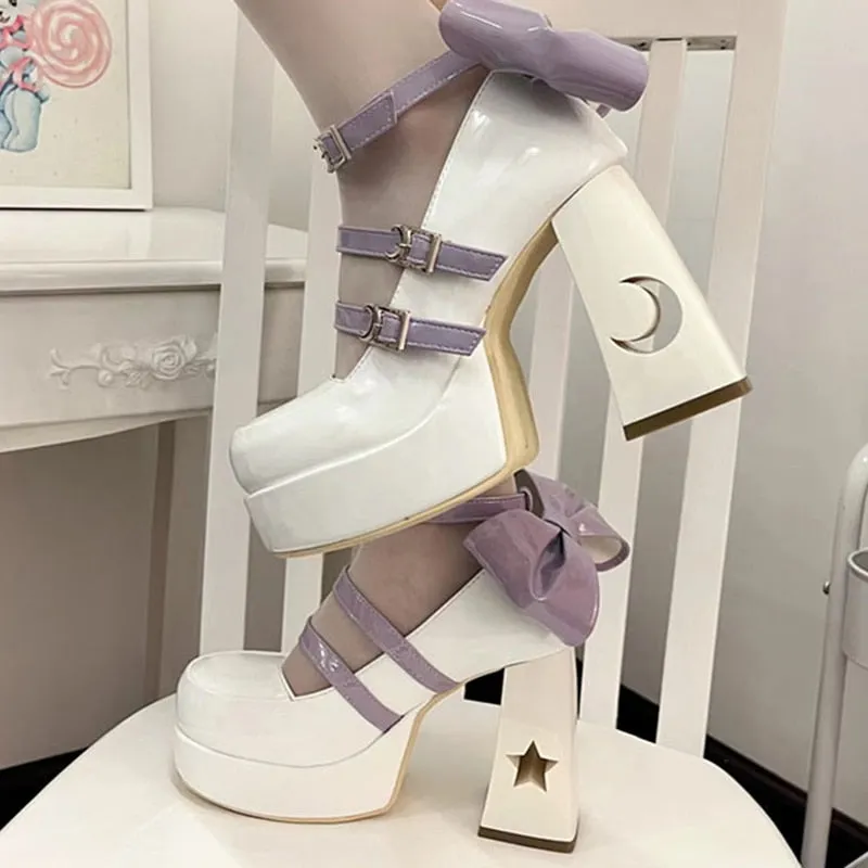 Y2K Lolita Platform Mary Jane Shoes