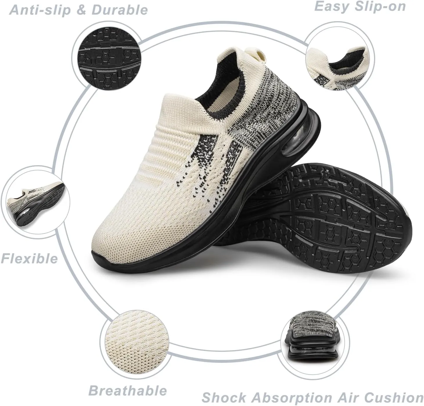 YHOON Kids Sock Shoes Boys Girls Sneakers Athletic Fitness Tennis Walking School Shoes for Toddler/Little Kid/Big Kid